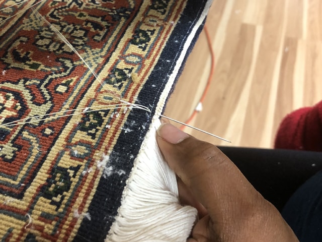 Rug Repair Process