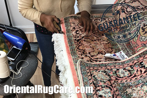 Remove Fringes from Rug