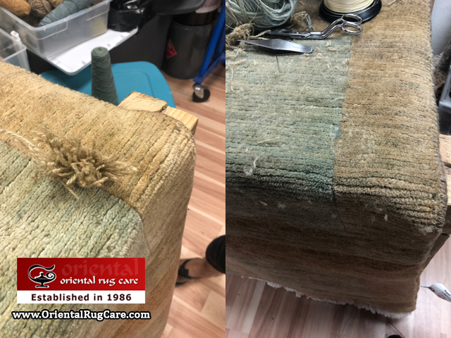 Oriental Rug Damage Restore