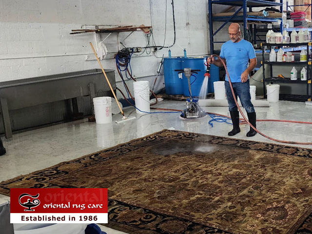 Rug Washing Process in Miami