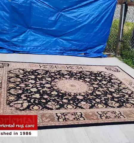 Cleaning Area Rugs Process