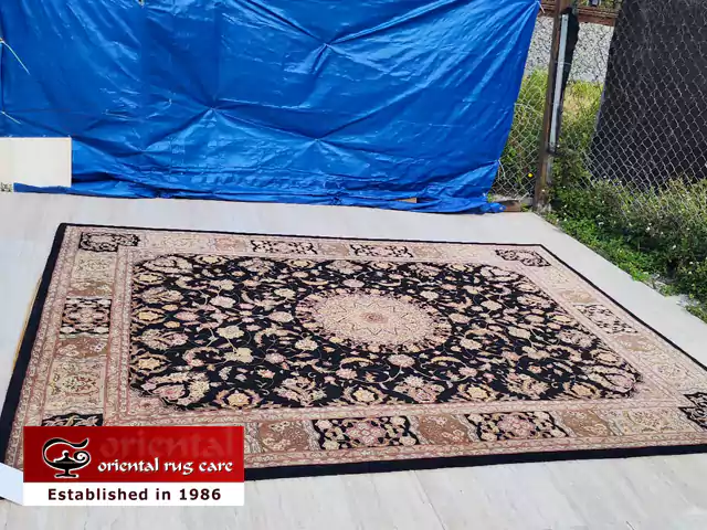 Cleaning Area Rugs Process